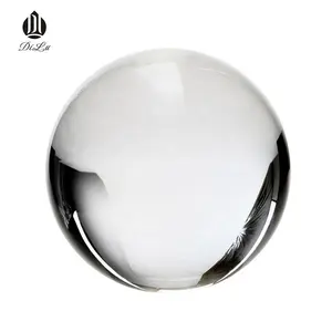 Dilu Groothandel Hoge Kwaliteit K9 Clear Crystal Ball 60Mm 80Mm 90Mm 100Mm Solide Bol Glas Ronde crystal Ball Voor Fotografie