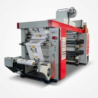 Machine d'impression flexographique 4 couleurs pour film de sacs shopping en PE à vitesse moyenne YT-41000