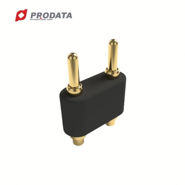 PRODATA Magnetic Brass 9mm 2-Pin 5mm Pitch 1 Amp 50m Medical & Industrial Use Charger Pogo Pin