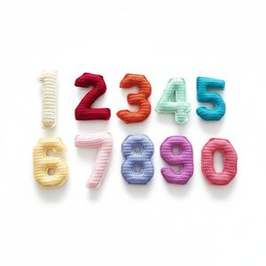 Fabricant en gros de kits cadeaux amigurumi, jouets au crochet pour nouveau-nés, jouets éducatifs faits à la main pour enfants, premiers apprentissages des chiffres arabes pour bébés - Product Image 5