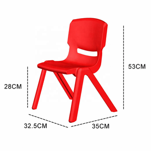 Chaises d'école empilables en plastique modernes, durables et personnalisées pour les salles de classe du Moyen-Orient - Product Image 4