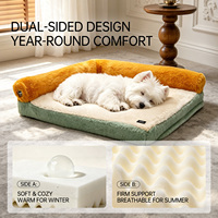 Lit pour animaux de compagnie de luxe, type « cave », 6D, sommeil profond, housse amovible lavable, nid chaud pour chien et chat, toutes saisons, petites et grandes tailles, lit pour chien de petite/grande taille