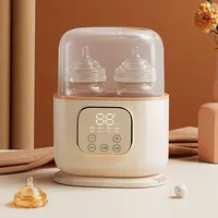 Pensteril Bayi, Botol Pemanas Cepat Portabel dengan LCD Tampilan Waktu Nyata