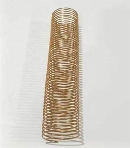 Cahier A4 A5 avec reliure spirale métallique colorée, anneaux simples - Product Image 3