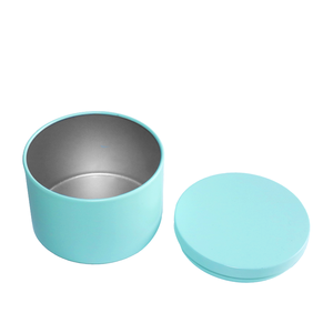 8oz Luxury Matte Tinplate Metal Candle Holders <strong>Tin</strong> <strong>Round</strong> Empty Scented <strong>Tin</strong> <strong>Box</strong> With Lid 4oz 8oz Sizes - Product Image 6