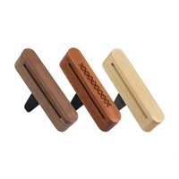 Diffuseur d'aromathérapie élégant en bois pour voiture, purificateur d'air à fixation sur grille d'aération, parfum longue durée, directement de l'usine