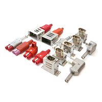Prise et Fiche Haute Température en Aluminium, Silicone, Porcelaine, Caoutchouc, Plastique pour Machines Alimentaires, CE RoHS 35A 220V-600V