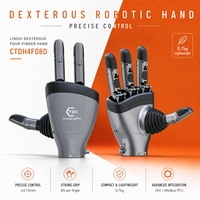 Main robotique déextéreuse à quatre doigts CTDH4F08D pour l'automatisation de la logistique d'entrepôt et du palettisation