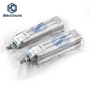 ISO Standard Pneumatic Cylinder DSBC-32-20-PPVA-N3 32mm Bore 20mm Stroke Adjustable Cushioning Air <b>Actuator</b> for Automation - Product Image 1