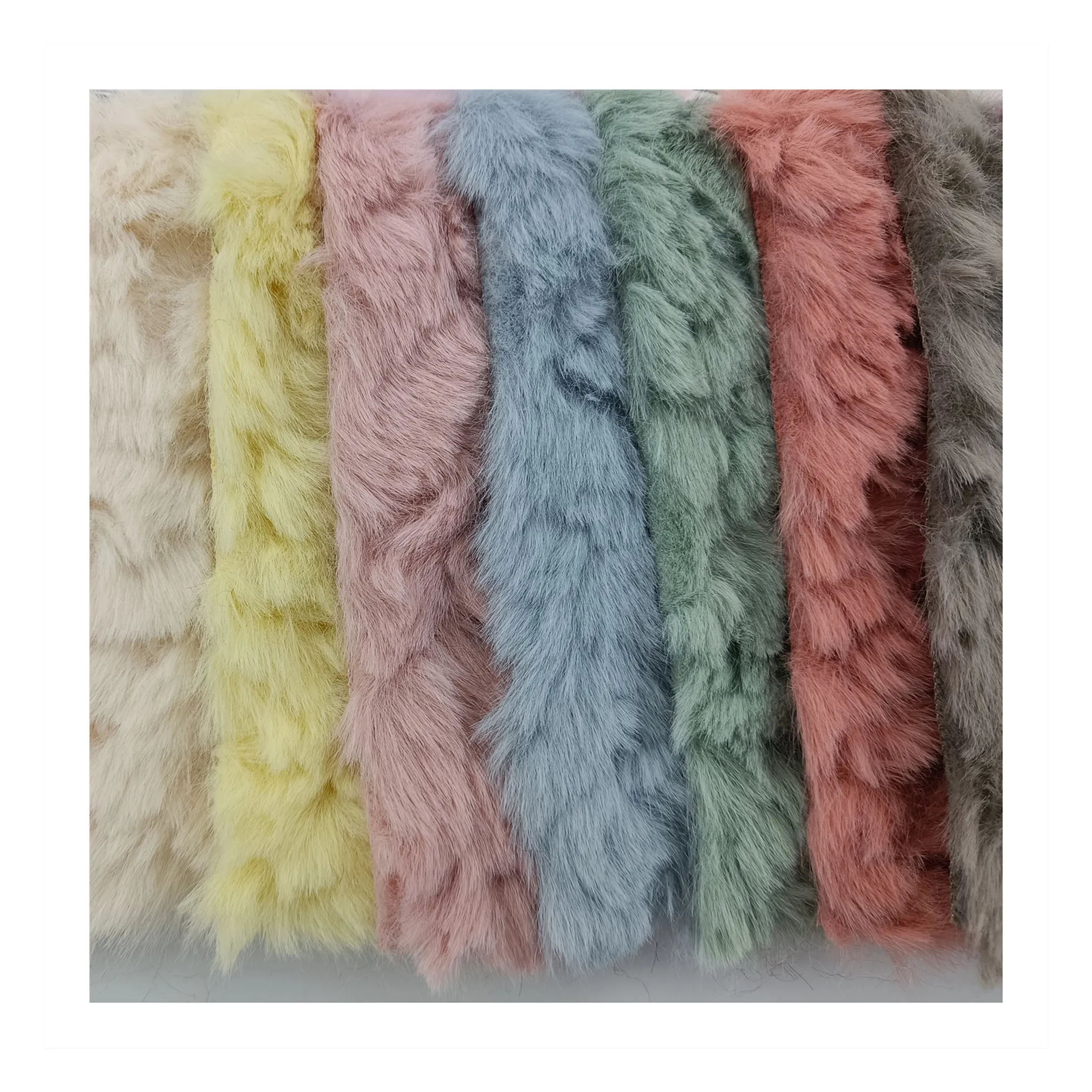Elegante flor de girassol escovado coelho, 27 cores tecido de pele falsa macio para casaco/cobertor/saco/brinquedos