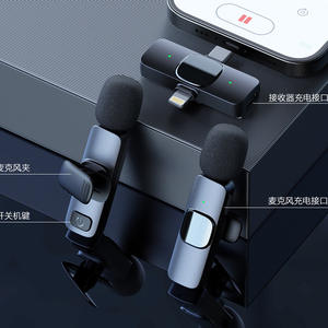 Nuevo K25 2 en 1 Manos Libres Multifuncional Micro Bolsillo Portátil Mini Precios de Buena Calidad Micrófono Inalámbrico para iPhone 15 Pro - Product Image 2