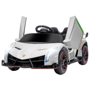 Voiture Électrique 12V pour Enfants avec Bluetooth, Portes Papillon, Télécommande, Batterie <span class=keywords><strong>Portable</strong></span>, Suspension et Klaxon – Véhicule Porteur pour Enfants de 3 Ans et Plus - Product Image 1