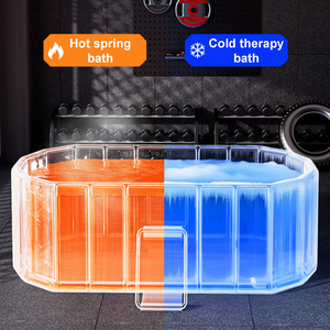 Foldable Portable Cold Plunge Tub Indoor Outdoor Recovery Training Fitness Ice <b>Bath</b> Tub - Product Image 3