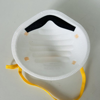 Masque OEM anti-poussière FFP1 avec sangles pour les usines de ciment, masque de sécurité blanc pour le nez, respirateur pour le ponçage et les outils électriques, masque CONE pour les travailleurs