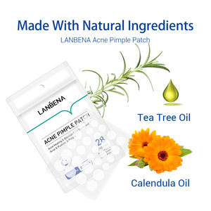LANBENA 28 Pflaster Akne-<span class=keywords><strong>Pickel</strong></span>-Pflaster Atmungsaktiv Wasserdicht Hautglättend Akne-Heilung Hautunreinheiten-Behandlung für die Nacht - Product Image 4