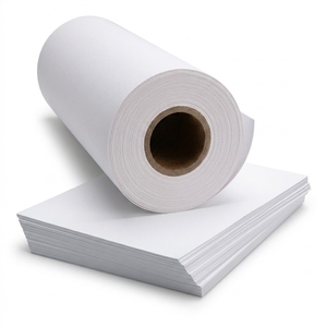 Papier sulfurisé blanc de qualité alimentaire, simple face, résistant à la graisse, pour cuisson et emballage, rouleau de feuilles d'emballage de cuisine résistant à l'huile - Product Image 2