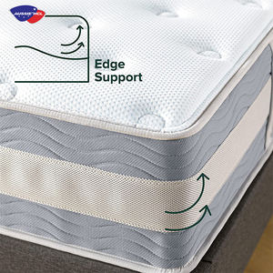 Colchones personalizados Colchón de espuma de alta densidad Pedido en línea en una caja Colchones híbridos de gel de látex de espuma viscoelástica colchones de muelles de bolsillo - Product Image 5