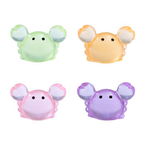 Micro-paysage lumineux Weij, <span class=keywords><strong>petit</strong></span> crabe <span class=keywords><strong>rond</strong></span> mignon, granulés, bricolage, décoration de paysage de réservoir de poissons marins, accessoires de bureau - Product Image 1