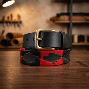 Ceintures en cuir de buffle véritable faites à la main, designs personnalisés, durables, modèles personnalisables, dernières ceintures polo tendance pour hommes en vente - Product Image 4