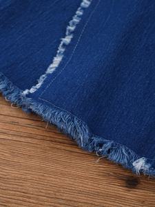 4-14 <span class=keywords><strong>ans</strong></span> Enfants Filles Vêtements Denim Casual Pantalon <span class=keywords><strong>large</strong></span> Jeans Feminino Grande Taille Femmes Jeans - Product Image 4