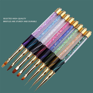Fabricant professionnel de fournitures pour ongles <span class=keywords><strong>Pinceau</strong></span> acrylique pour ongles oeil de chat en métal Peinture personnalisée <span class=keywords><strong>Pinceau</strong></span> à ongles en <span class=keywords><strong>gel</strong></span> UV - Product Image 6