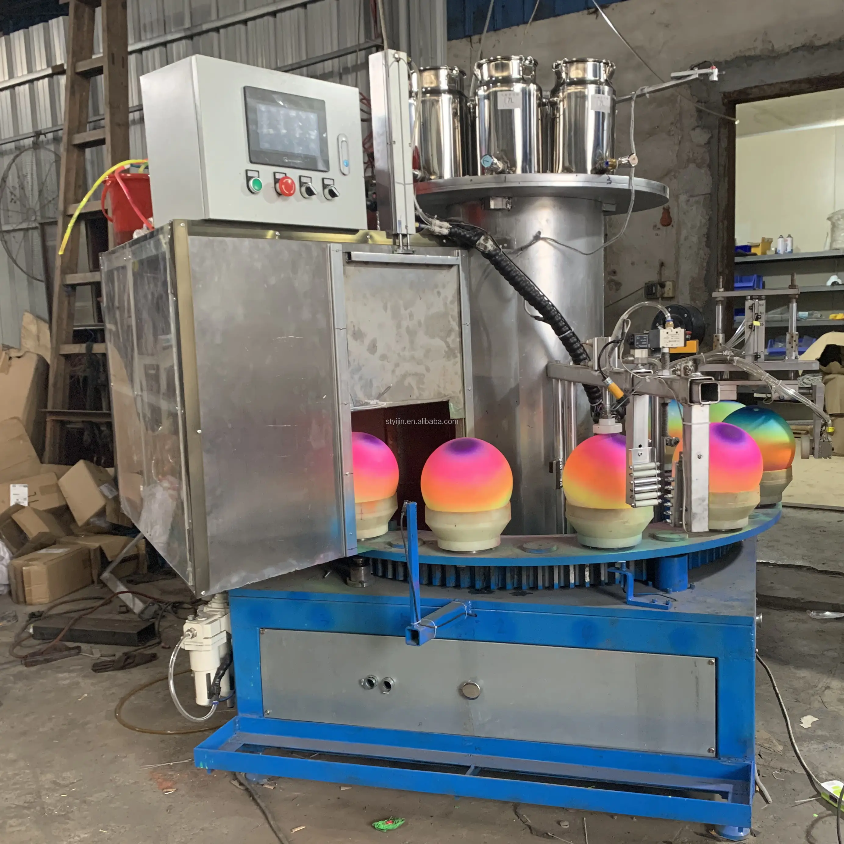 Blaasspeelmachine Voor Het Maken Van Een Ballon Automatische Ballenassemblage-Printbalmachine