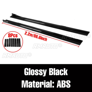 Extensiones de faldones laterales de 2.2m, divisores de parachoques, difusores y alerones para BMW Serie 3 G20 Sedán G21 Wagon 2019-2023 - Product Image 3