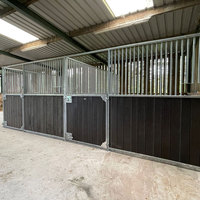 Écuries extérieures avec toit Abri pour chevaux pour club équestre Horse Boarding