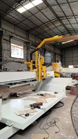 Machine de polissage de pierre automatique GBDM-3000N à plusieurs têtes, PLC et moteur 7,5 kW, certifiée CE, avec une longueur maximale de 3200 mm pour le granit et le marbre