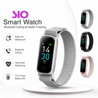 Bracelet intelligent avec écran TFT, suivi de la fréquence cardiaque, de la pression artérielle, de l'oxygène sanguin, du sommeil, appels, rappels intelligents, selfie à distance, compatible iOS