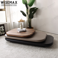WISEMAX FURNITURE Ensemble table basse nordique de luxe en bois pour le salon table basse rotative pour la maison hôtel hall villa