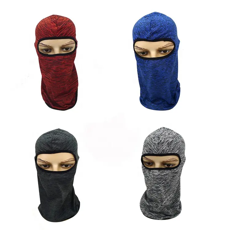 Windproof Solid Color 1 One Hole Balaclava Ski Mask Skimask Sports Beanies Face Cover Winter Warm Unisex Fishing Skiing Running