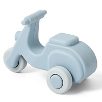 Mini voitures de course amusantes en silicone, développe la motricité, la coordination œil-main pour les jouets pour tout-petits