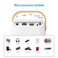 Proyector Portátil para Exteriores CRE CR35 Mini Android WIFI HD 4K 3D LED LCD de Tiro Corto con Batería Integrada, 3000 Lúmenes, 1 Año de Garantía