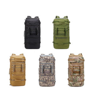 Custom Custom Outdoor Waterproof 60l Hiking Survival Bag <b>Black</b> Hunting Tactical <b>Backpack</b> - Product Image 6