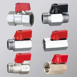 <strong>Mini</strong> Brass <strong>Ball</strong> <strong>Valve</strong> BSP Male to Female Thread Shutoff <strong>Valve</strong> for Air Oil Water - Product Image 4