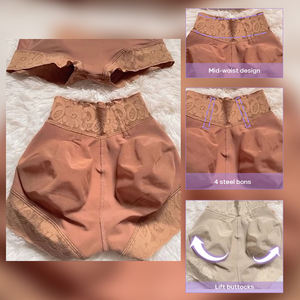 Body Shaper Cintura Entrenador Hip Enhancer Pantalones Fajas Post Parto Mujeres Adelgazamiento Shapewear Butt Lifter Short - Product Image 3