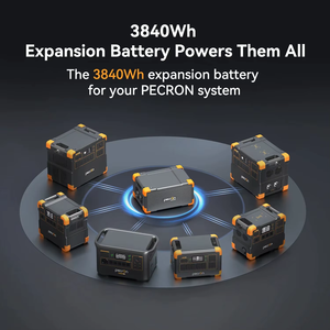 Batterie portable solaire hors réseau/avec connexion au réseau Pecron Expansion LiFePO4 avec onde sinusoïdale pure et connexion au réseau - Product Image 6