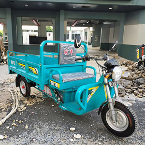 Sepeda roda tiga listrik, 1.9m tiga pintu listrik sepeda roda tiga 1500W DC Motor pembuangan kargo dewasa terbuka 400kg + muatan 30km/jam 70-90km - Product Image 4