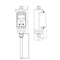 Contrôleur de température numérique intelligent pour huile hydraulique, OEM/ODM, plage 0~150, protection IP65, certifié ISO/CE/TUV