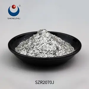 Polvere d'argento metallizzata di grado cosmetico polvere di pigmento d'argento metallizzato scintillante