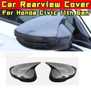 Coque de protection de rétroviseur latéral pour Honda Civic 11e génération INTEGRA, garniture de rétroviseur latéral, accessoires de voiture - Product Image 4