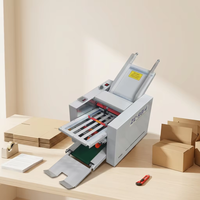 Machine à plier le papier A4 automatique de bureau ZE-9B/4 à grande vitesse, fournie directement par l'usine, pour brochures, dépliants et manuels d'instructions
