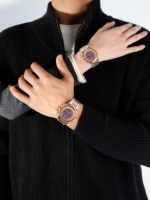 Jam Tangan Elektronik NAVIFORCE 9280 untuk Wanita, Tali Baja Anti Karat Mewah, Jam Tangan Wanita dengan Ketahanan Air 3ATM, Jam Multifungsi