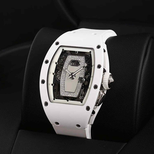 Ladies' Ceramic Automatic Mechanical <b>Watch</b> with Moissanite Dial and Luminous Hands - Product Image 1