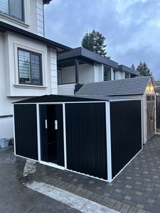 Offre Spéciale personnaliser <span class=keywords><strong>de</strong></span> stockage outil hangar <span class=keywords><strong>jardin</strong></span> utiliser noir couleur haute qualité vélo hangar - Product Image 4