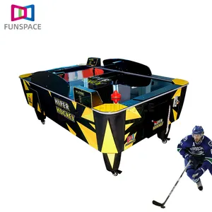 Funspace Indoor Entertainment Sport Arcade a gettoni Two Players Contest Automatic Multi-Ball Air Hockey Table