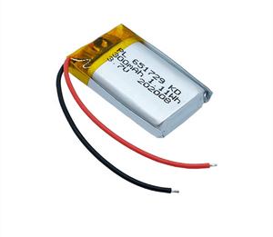 แบตเตอรี่ลิเธียมโพลิเมอร์ 651729 3.7V 300mAh พร้อมแผงวงจรพิมพ์ - Product Image 2