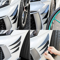 6 pièces/lot, becquet avant universel, diffuseur Nivus, séparateur, ailerons, spoiler de carrosserie, canards, pare-chocs, élargisseurs d'ailes, tuning automobile
