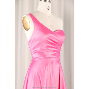 玫瑰红外贸正式女装套装吊带无背设计婚礼宴会晚礼服 - Product Image 4